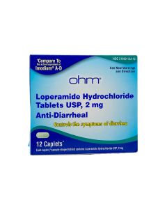 Loperamide HCl, anti-diarrheal, 12 per box