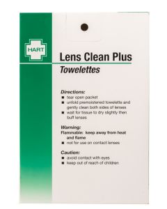 Lens Clean Plus Towelettes, 100 per box