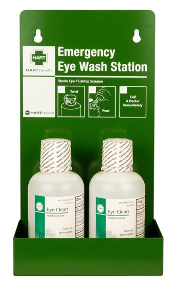 Eye Wash Station, with two 16 oz bottles