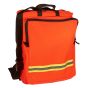 EMT Trauma Kit, EMS First Aid Backpack, Clam Shell Type Bag, Orange