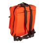 EMT Trauma Kit, EMS First Aid Backpack, Clam Shell Type Bag, Orange