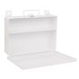 Bulk First Aid Kit Box, #25, Metal, White, Empty