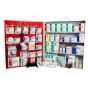 4-Shelf First Aid Station, ANSI Class B, Extra Wide Metal Cabinet, with door pouch