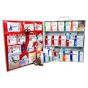 3-Shelf Deluxe First Aid Station, Metal Cabinet with door pouch