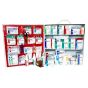 3-Shelf First Aid Station, ANSI 2021 Class A, Metal Cabinet with door pouch