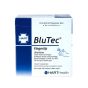 BluTec, Blue Metal Detectable Fingertip Bandages, Heavy Woven Elastic Cloth, 1-3/4" x 2", 40 per box