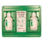 Eye Wash Station, Snap-in holder, with two 16 oz bottles