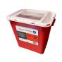 Sharps container, sharps disposal, 2 gallon, each