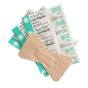 AquaFlex, Waterproof Large Fingertip Adhesive Bandages, 1-3/4" x 3", 25 per box